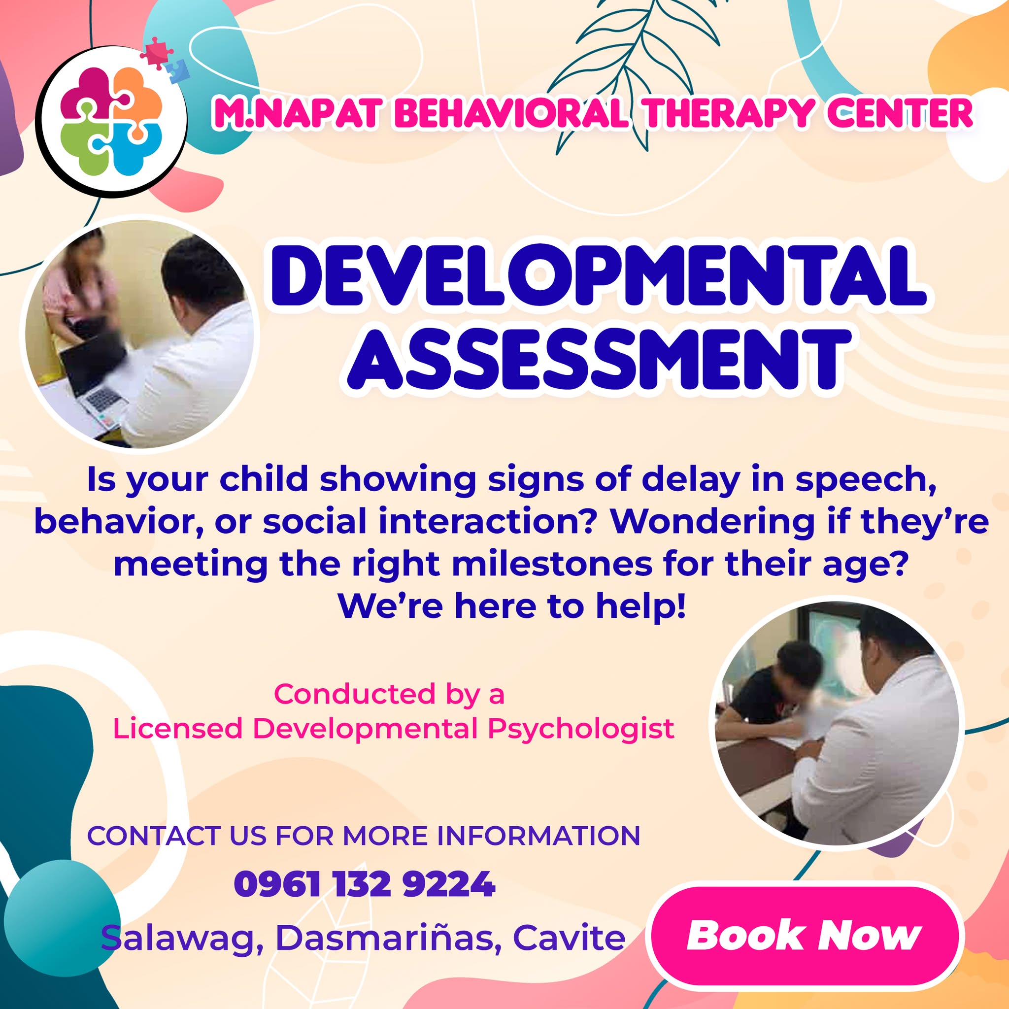 M.Napat Behavioral Therapy Center - Dasmariñas, Cavite Facebook ad: Am I doing enough for my child?