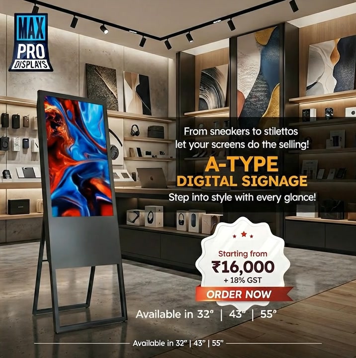Maxpro Displays Digital Facebook ad from Jun 23, 2026
