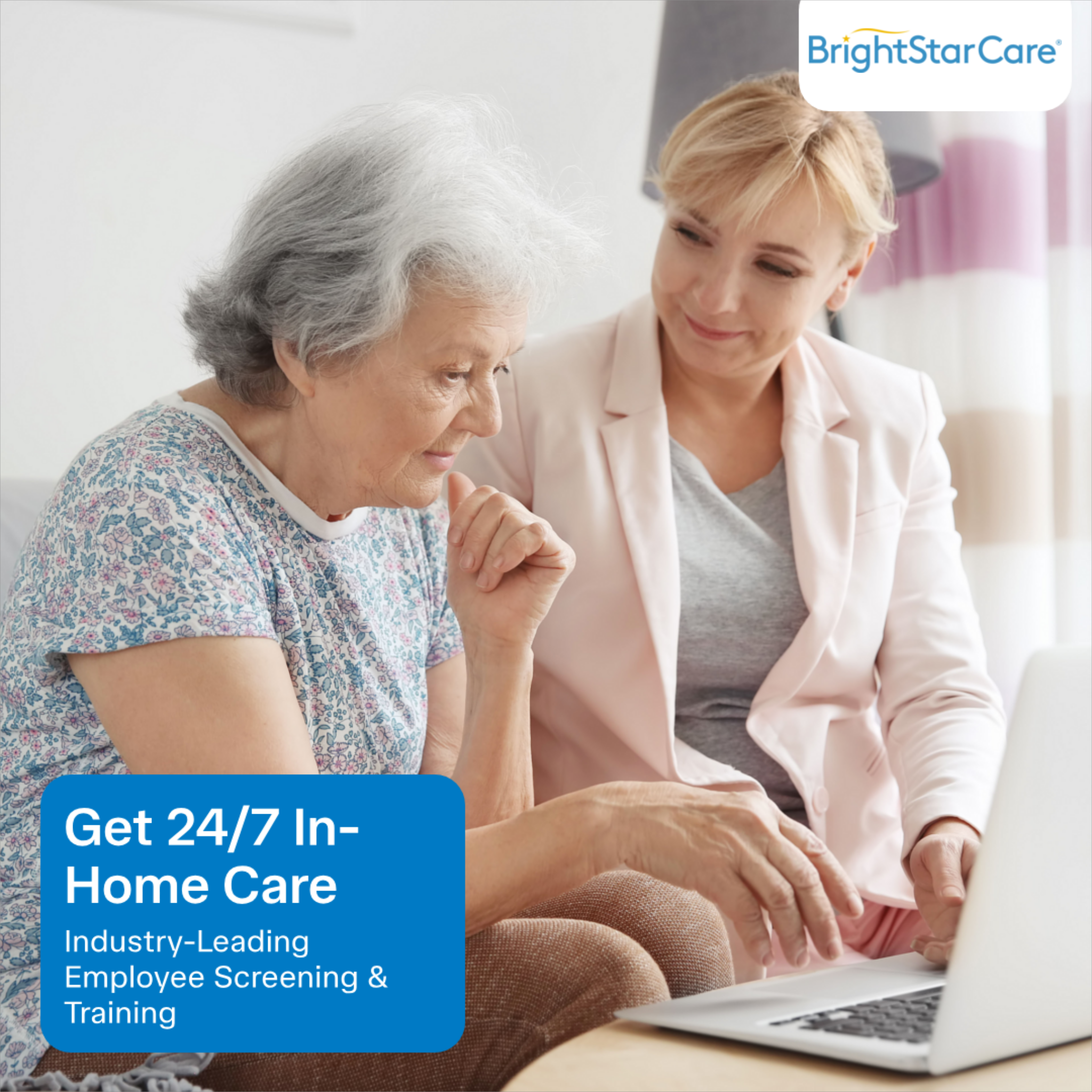 BrightStar Care of Hayward / Fremont Facebook ad: Call Us 24/7