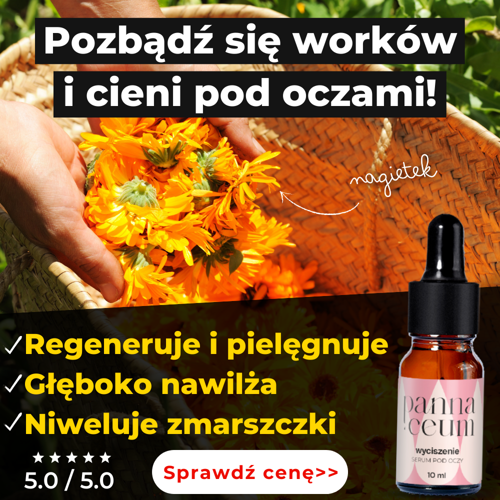 Pannaceum - Naturalnie Pozytywne Kosmetyki Facebook ad: Wreszcie nie mam worków pod oczami