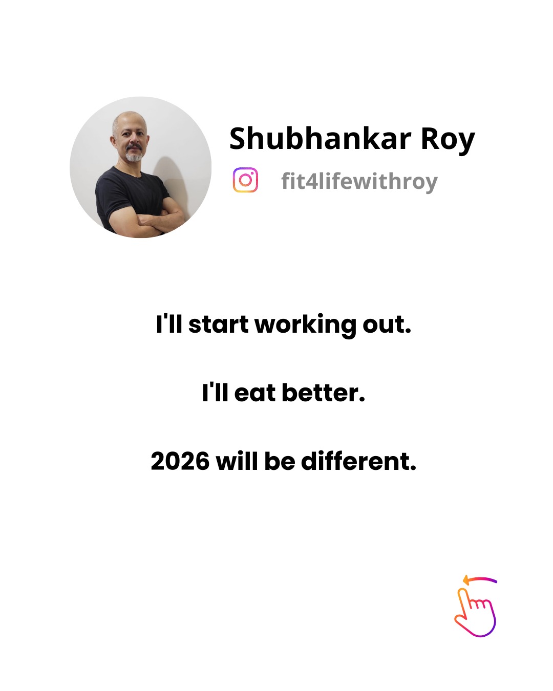 TransformwithRoy Facebook ad: Another year, another I'll start Monday promise?