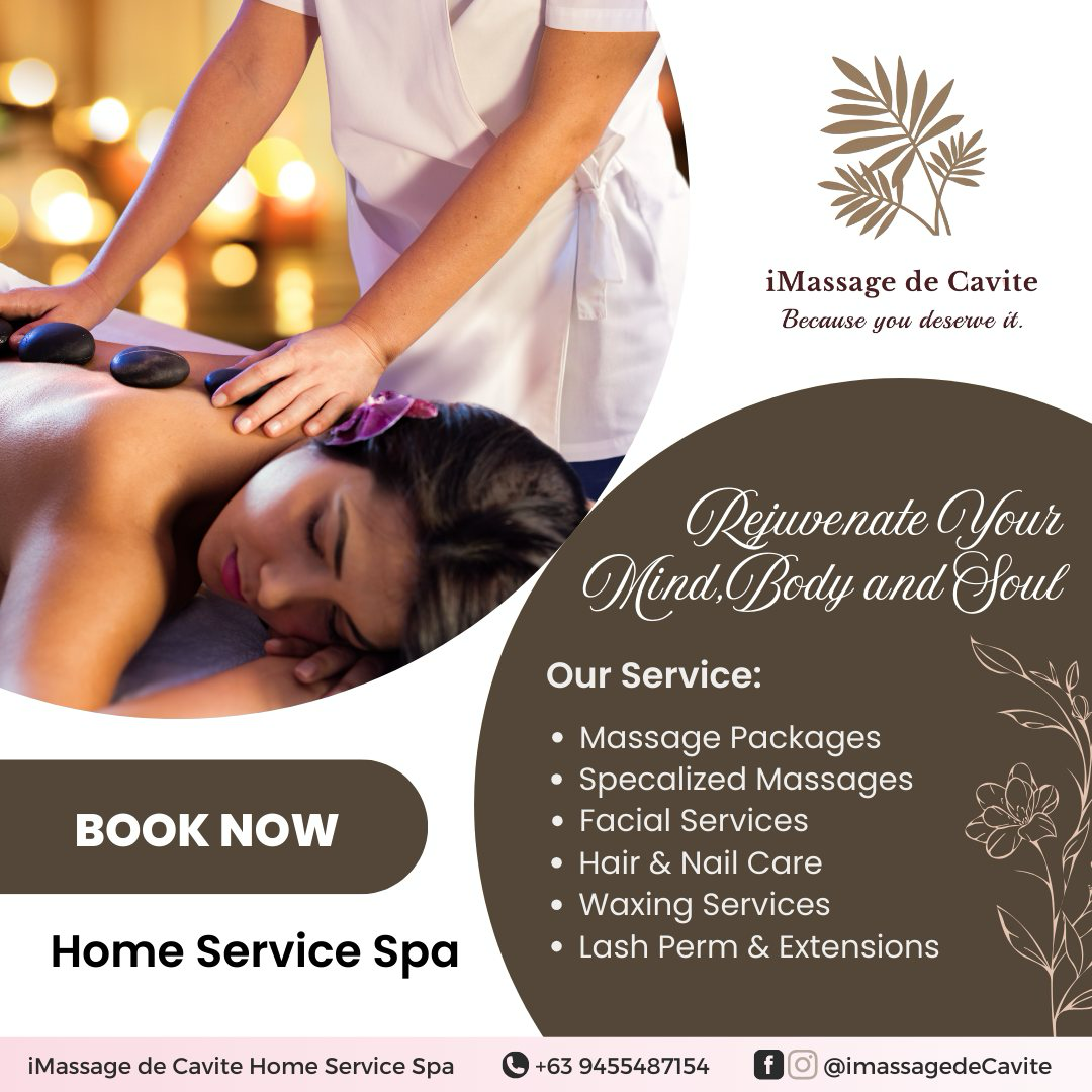 IMassage de Cavite Home Service Spa Facebook ad: Chat with us