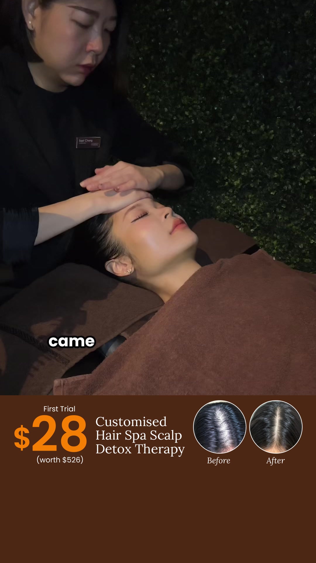 6 Elements Hair Spa Facebook ad from May 13, 2026