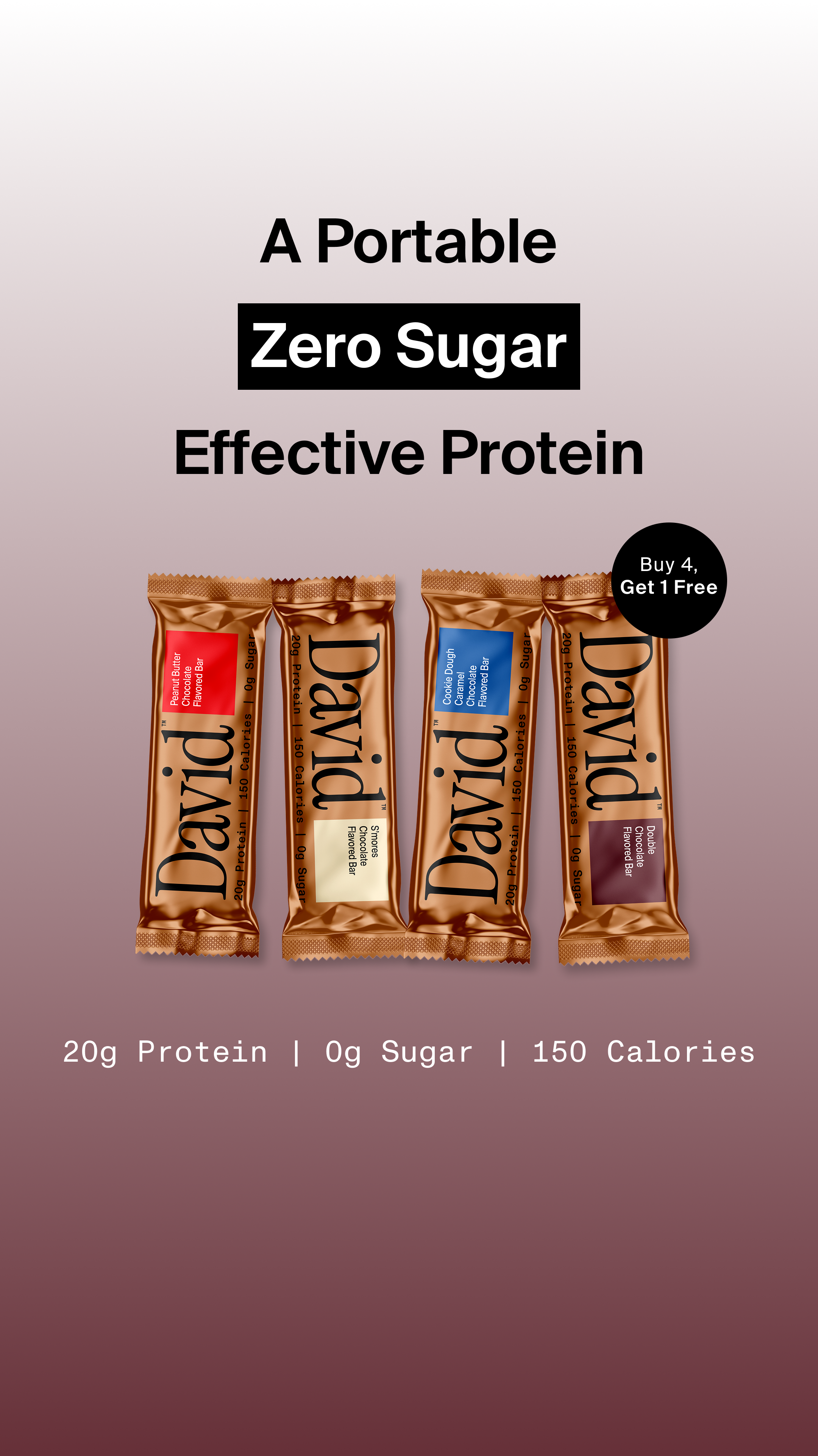 David Protein Facebook ad