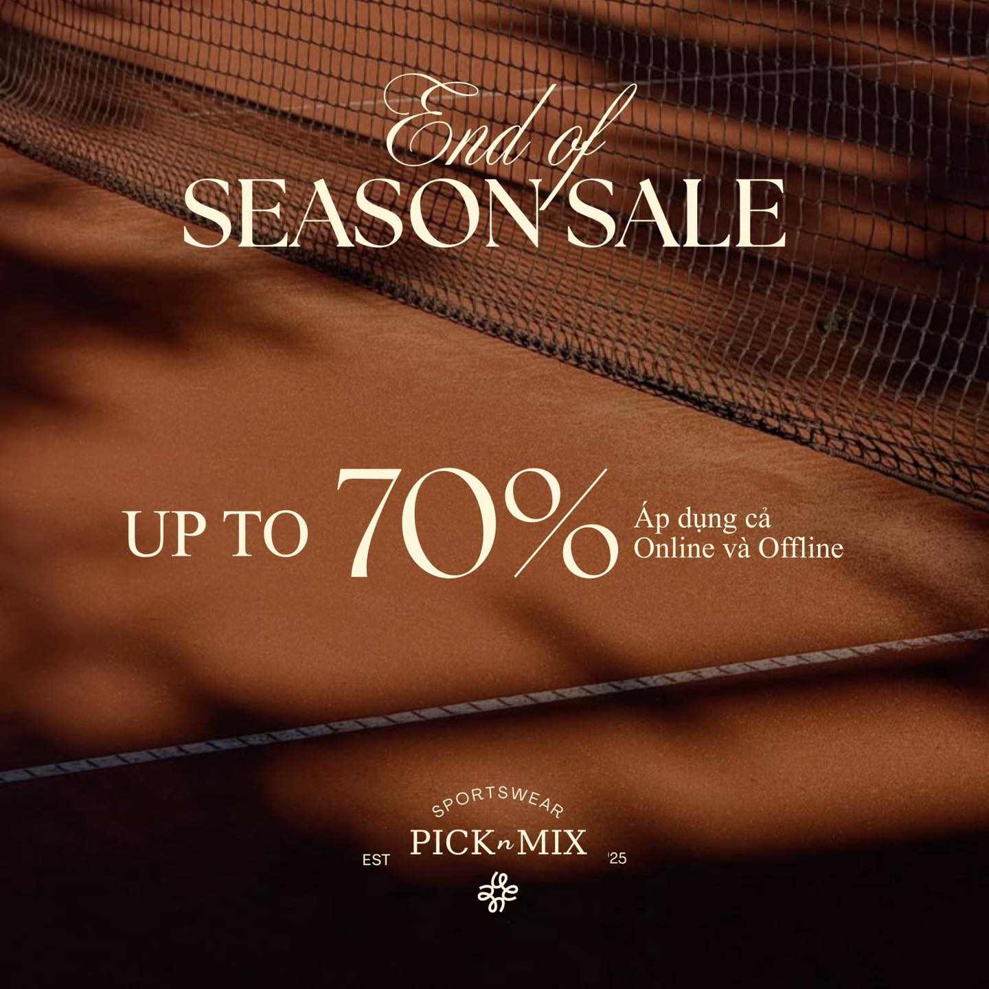 PICK n MIX Facebook ad: END OF SEASON SALE - SALE UP TO…
