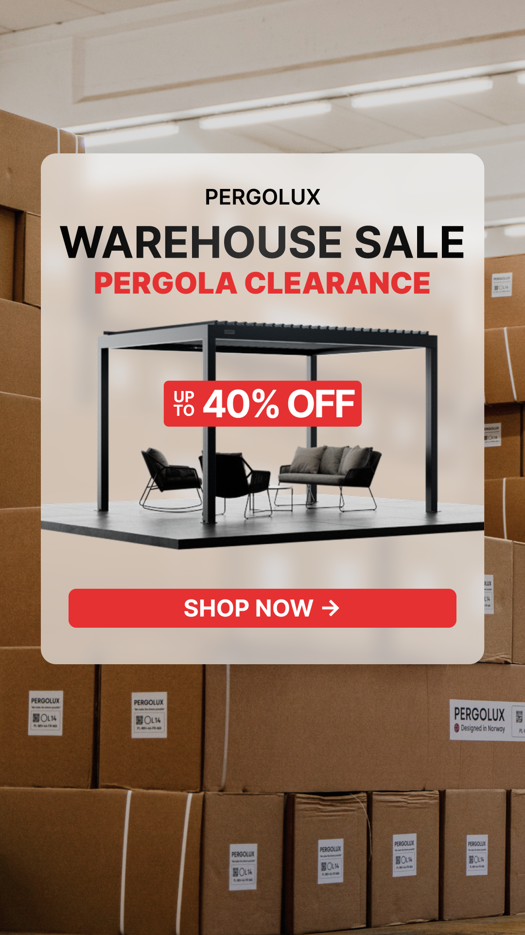 pergolux.au Facebook ad