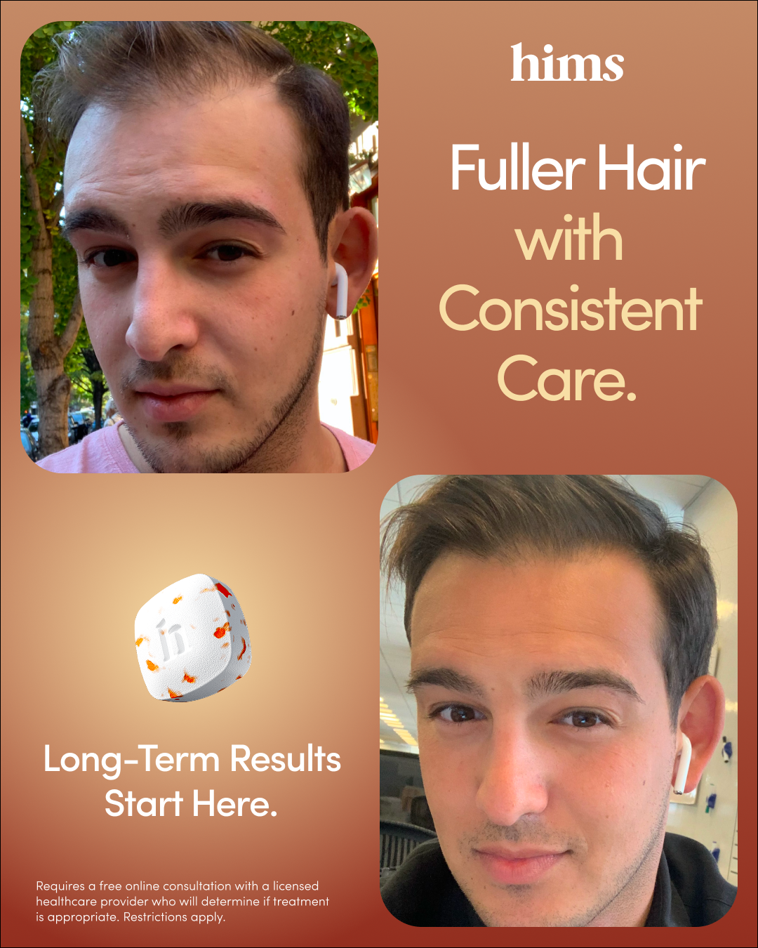 hims Facebook ad