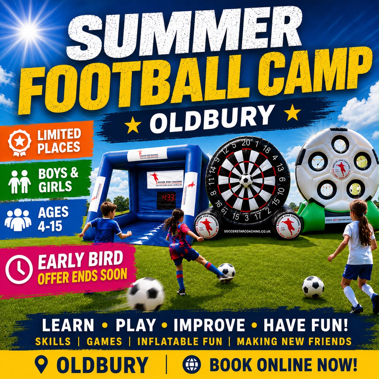 Soccer Star Coaching Facebook ad: 5 Rated On TrustPilot