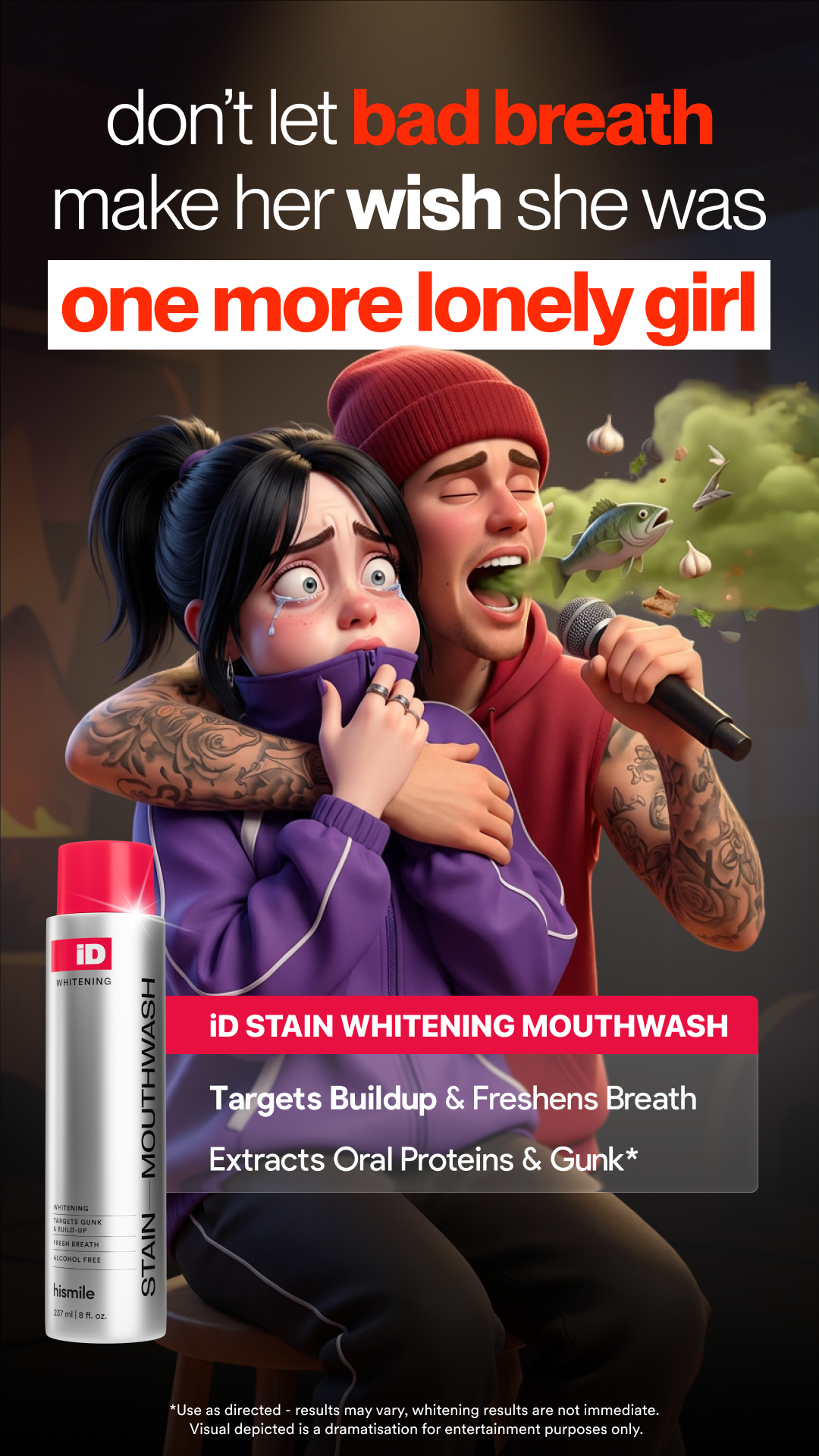 Hismile Facebook ad