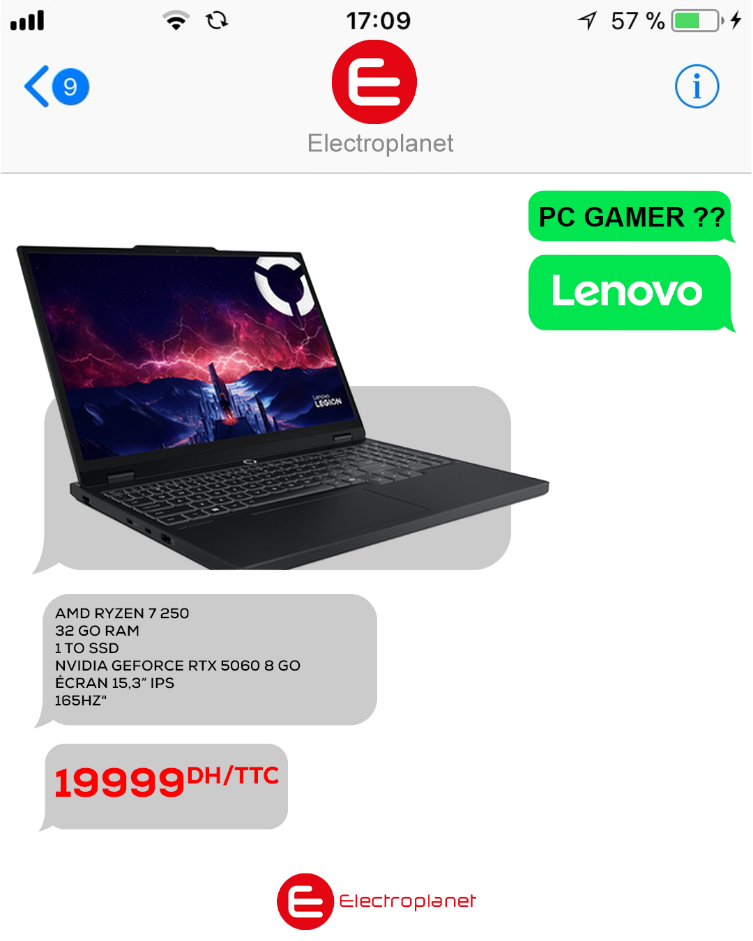 Electroplanet Facebook ad
