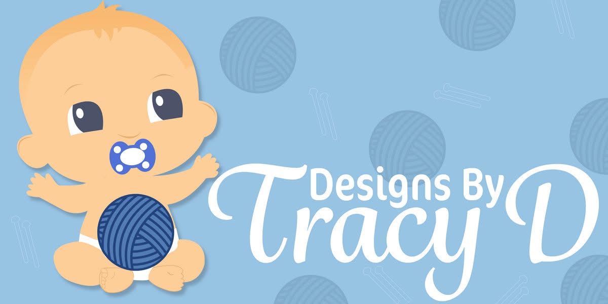 Designs by Tracy D - Baby Knitting Patterns Facebook ad: Baby Knitting Patterns