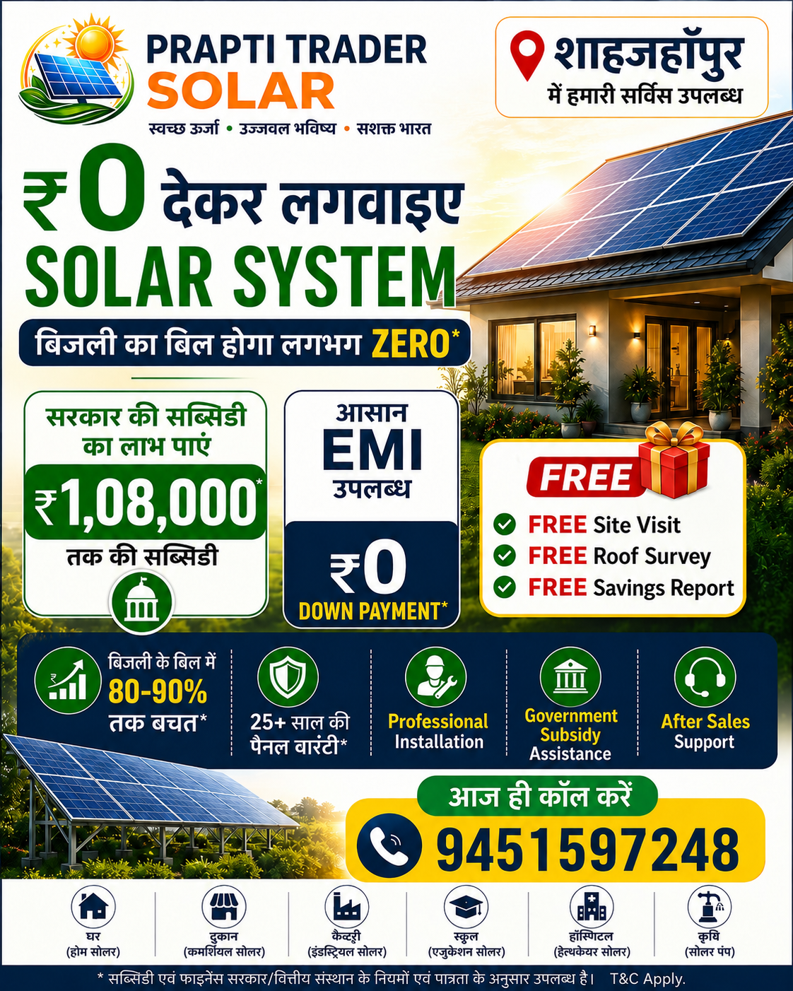 Prapti Solar Solution Facebook ad