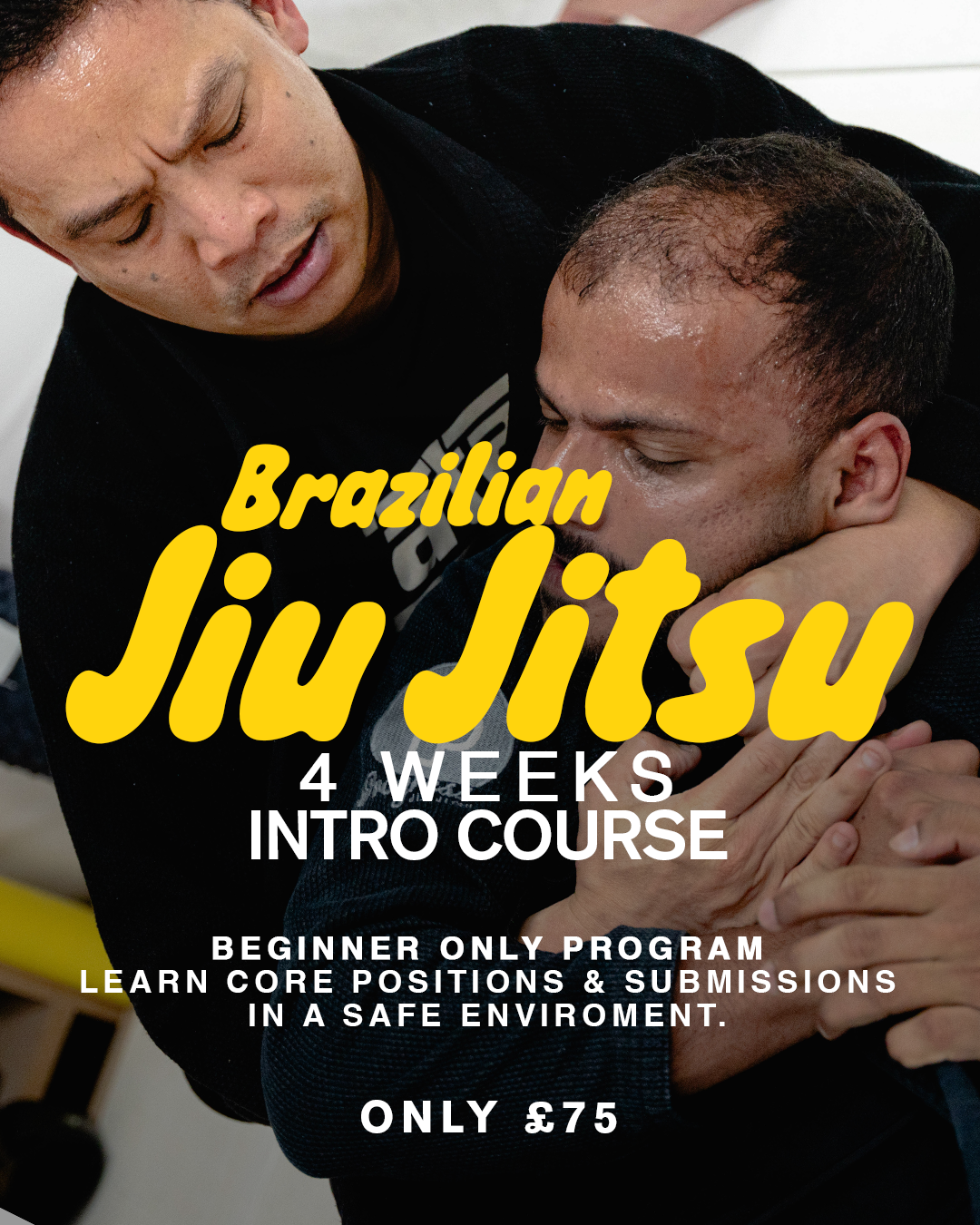 Stance Jiu Jitsu Academy Facebook ad: 4 WEEK BEGINNER PROGRAM