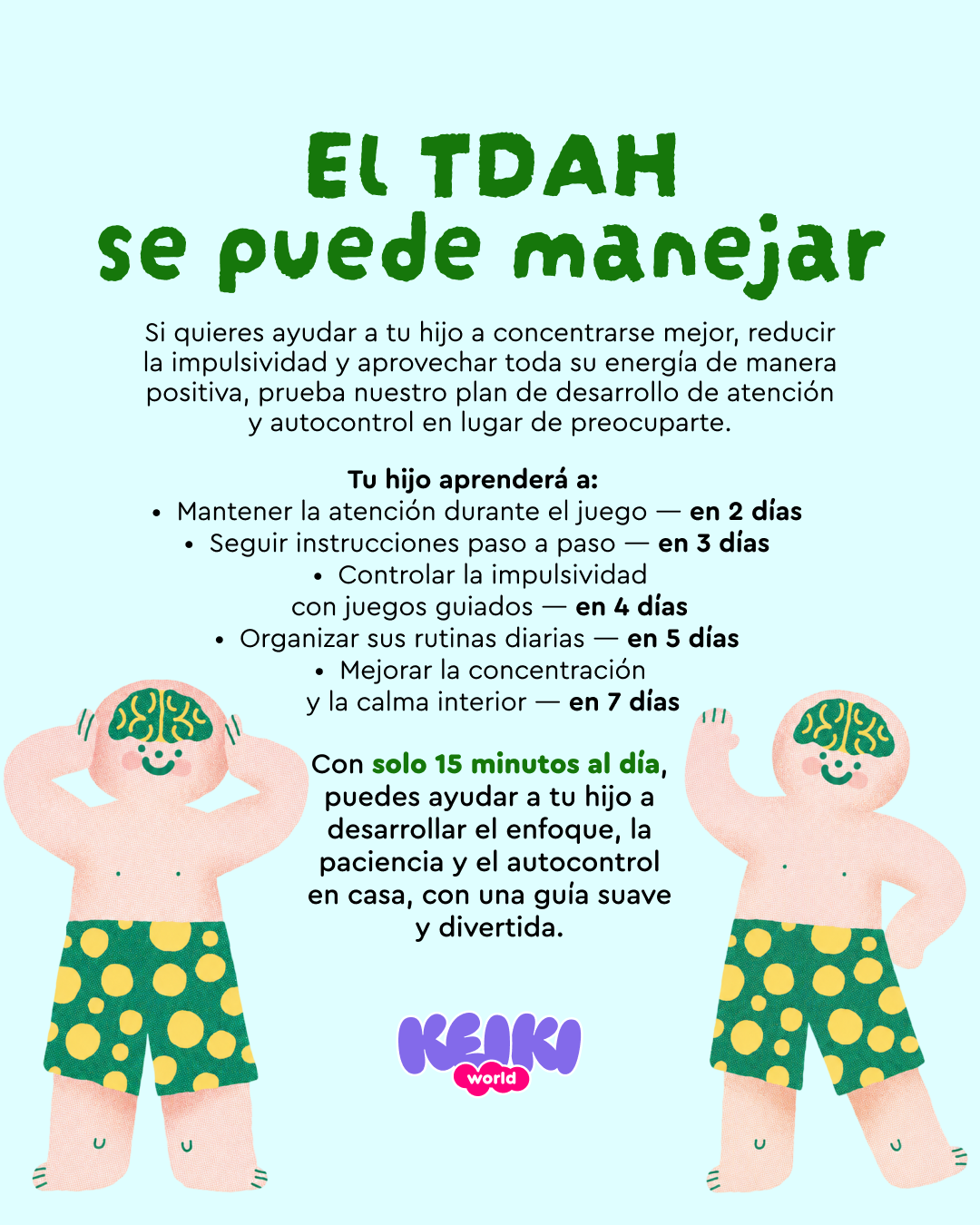 Números, alfabeto y rompecabezas para niños Facebook ad: Sin horarios. Solo actividades diarias simples