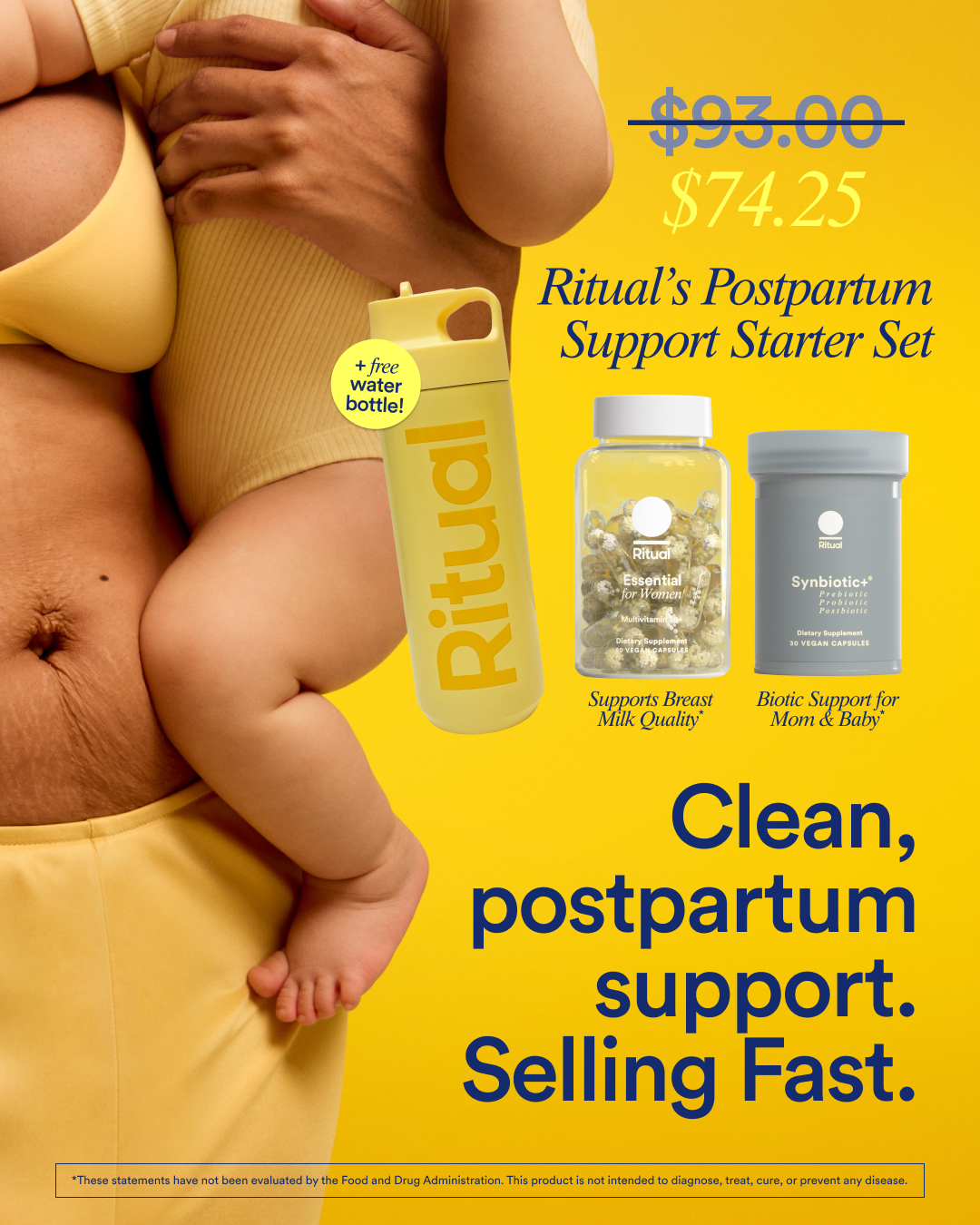 Ritual Facebook ad: Postpartum Support Starter Set*