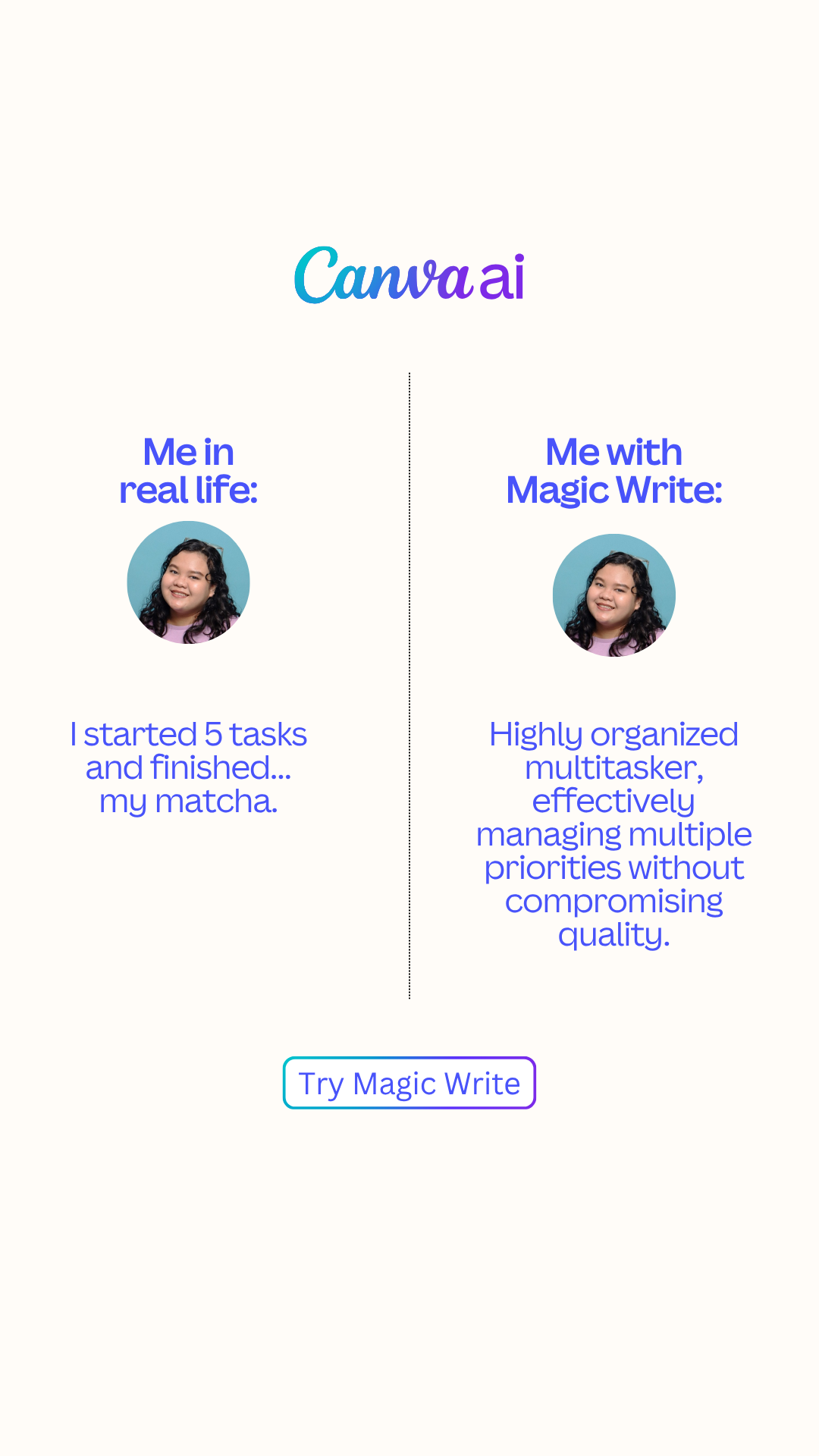 Canva Facebook ad