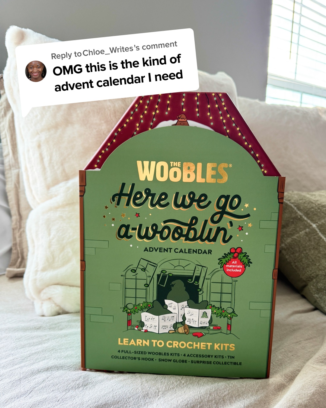 The Woobles Facebook ad: The Advent Calendar for Crochet Newbies