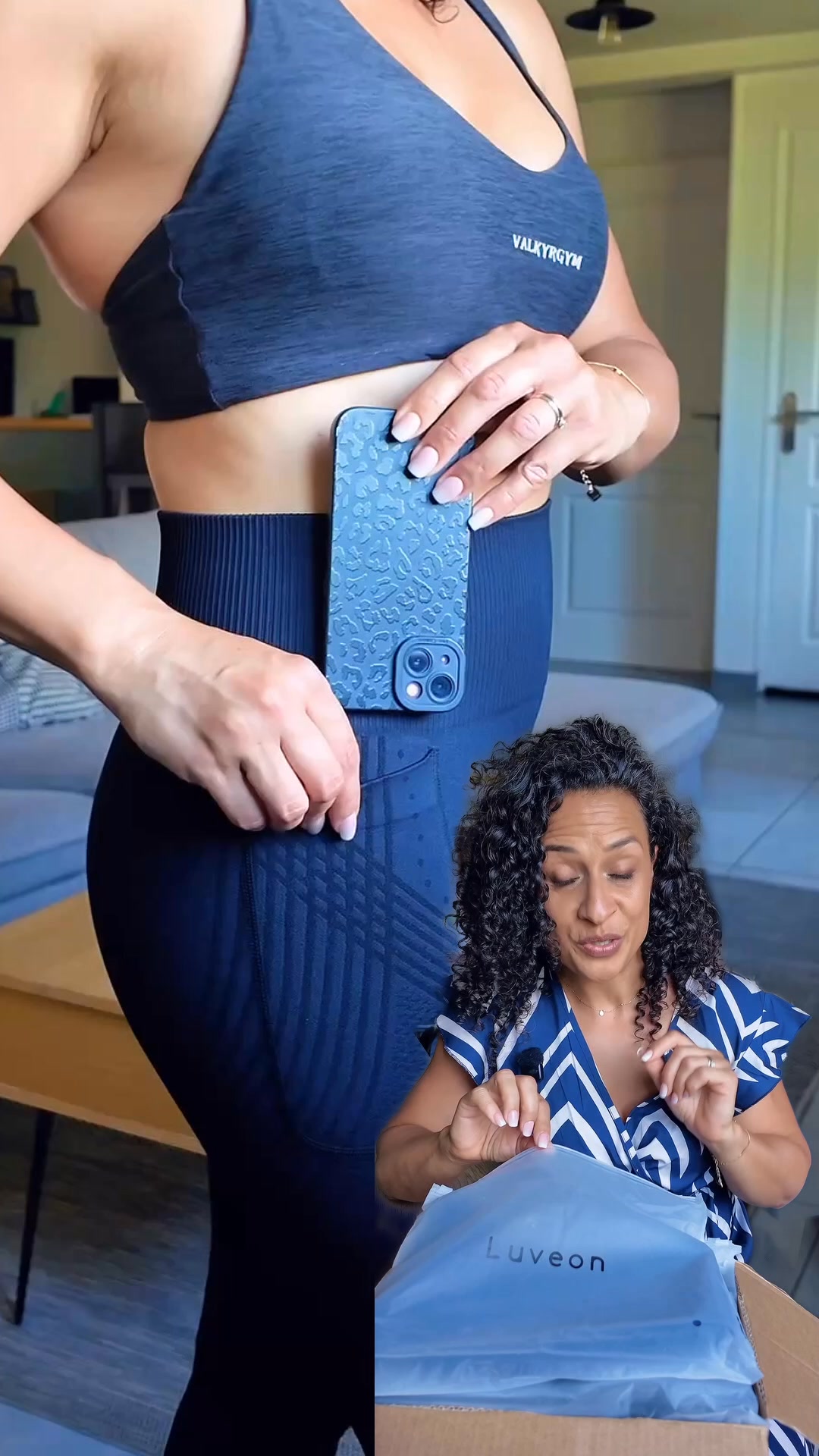 Luveon Facebook ad: NOUVEAU: Legging Luveon Avec Poche