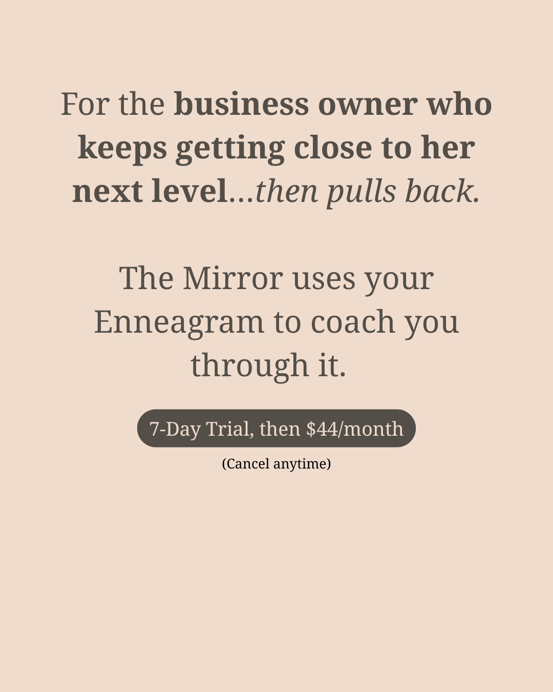 Amy Sanders Coaching Facebook ad: See The Pattern Before It Runs You