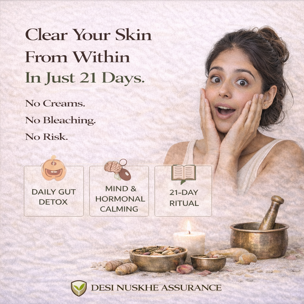 Desi Nuskhe Facebook ad: You don’t have bad skin.