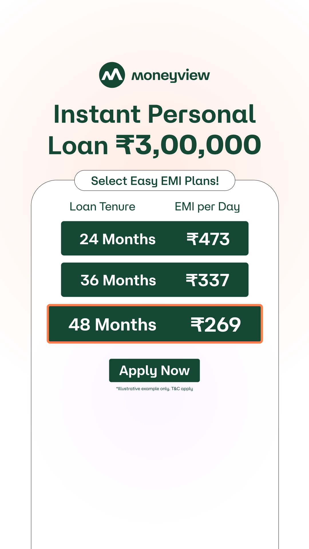 moneyview.in Facebook ad