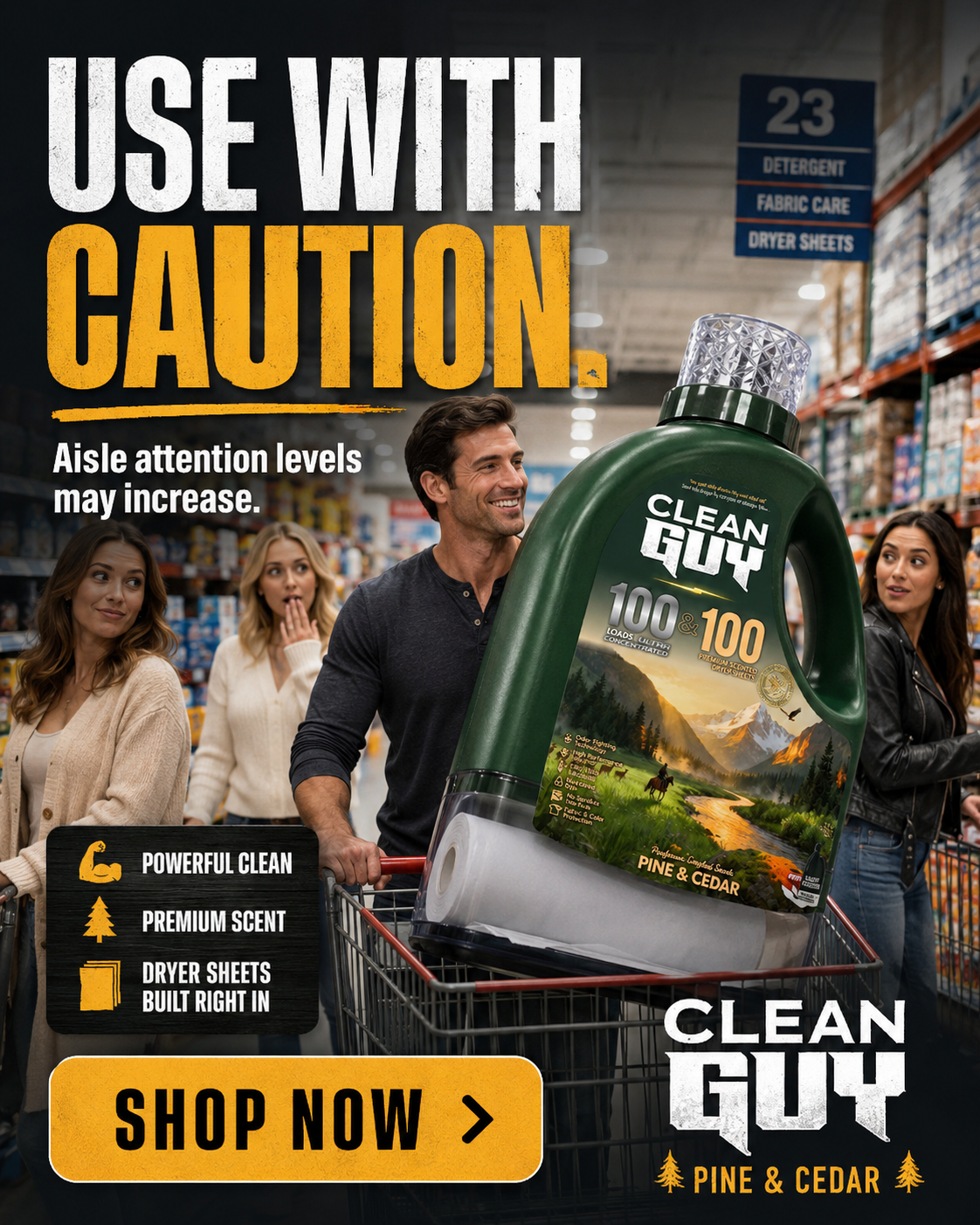 Clean Guy Facebook ad