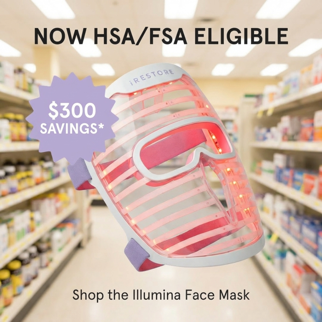 iRESTORE Skincare Facebook ad: The iRESTORE Illumina Face Mask is Superior!