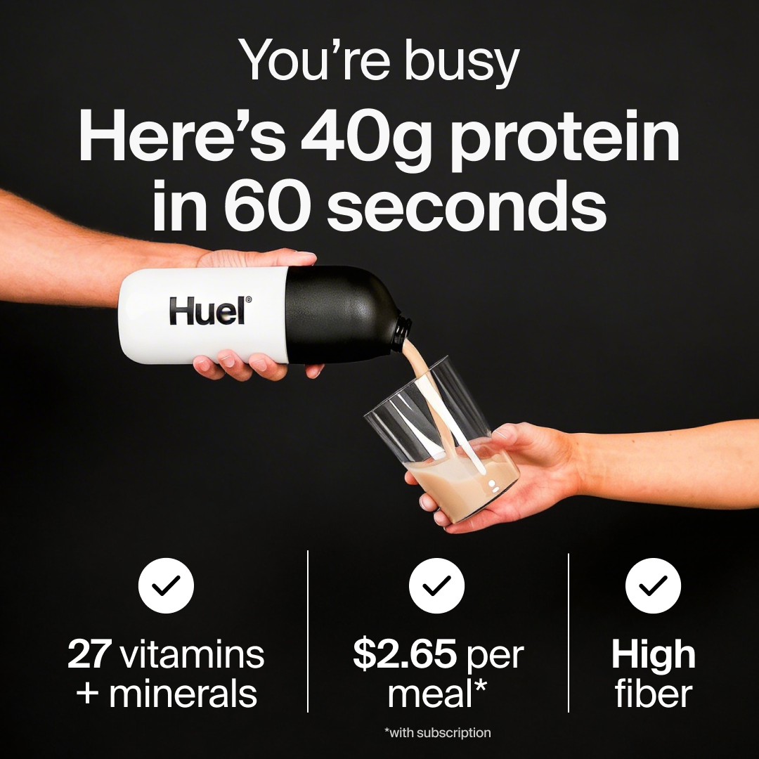 Huel Facebook ad