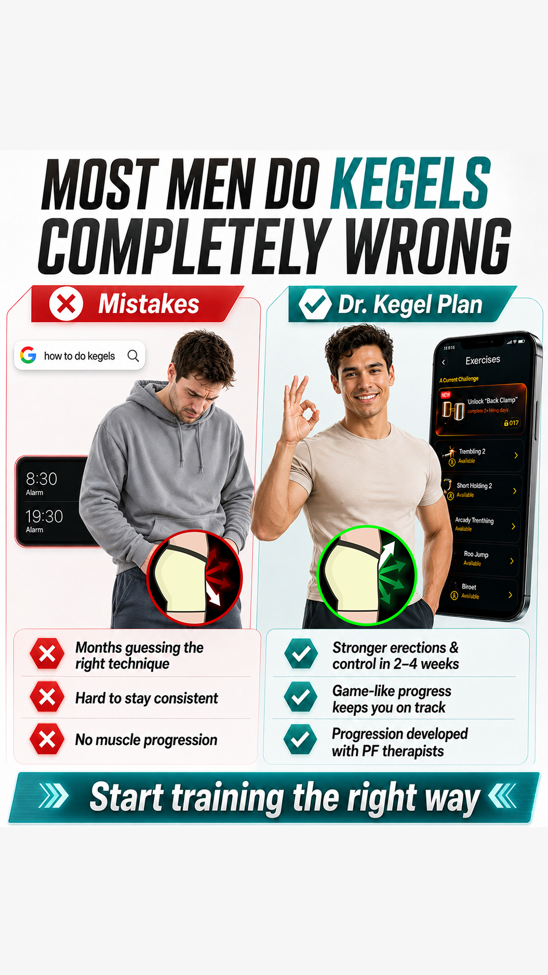 Dr. Kegel: For Men’s Health & Wellness Facebook ad