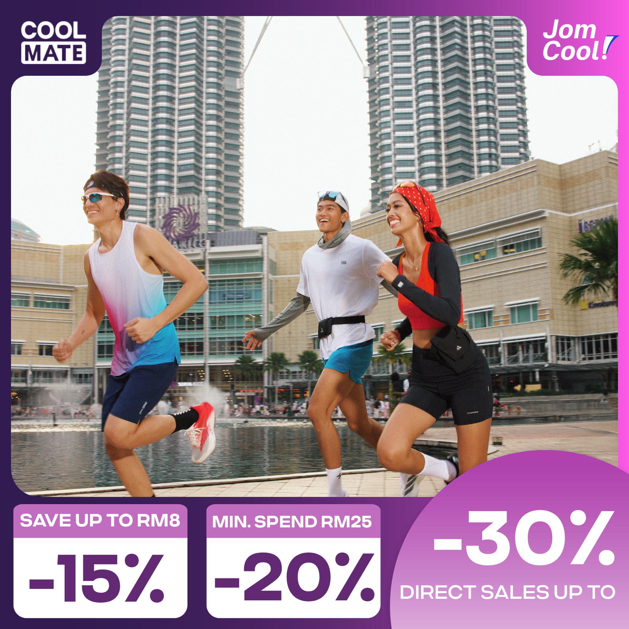 Coolmate Malaysia Facebook ad: SALE UP TO 30% OFF