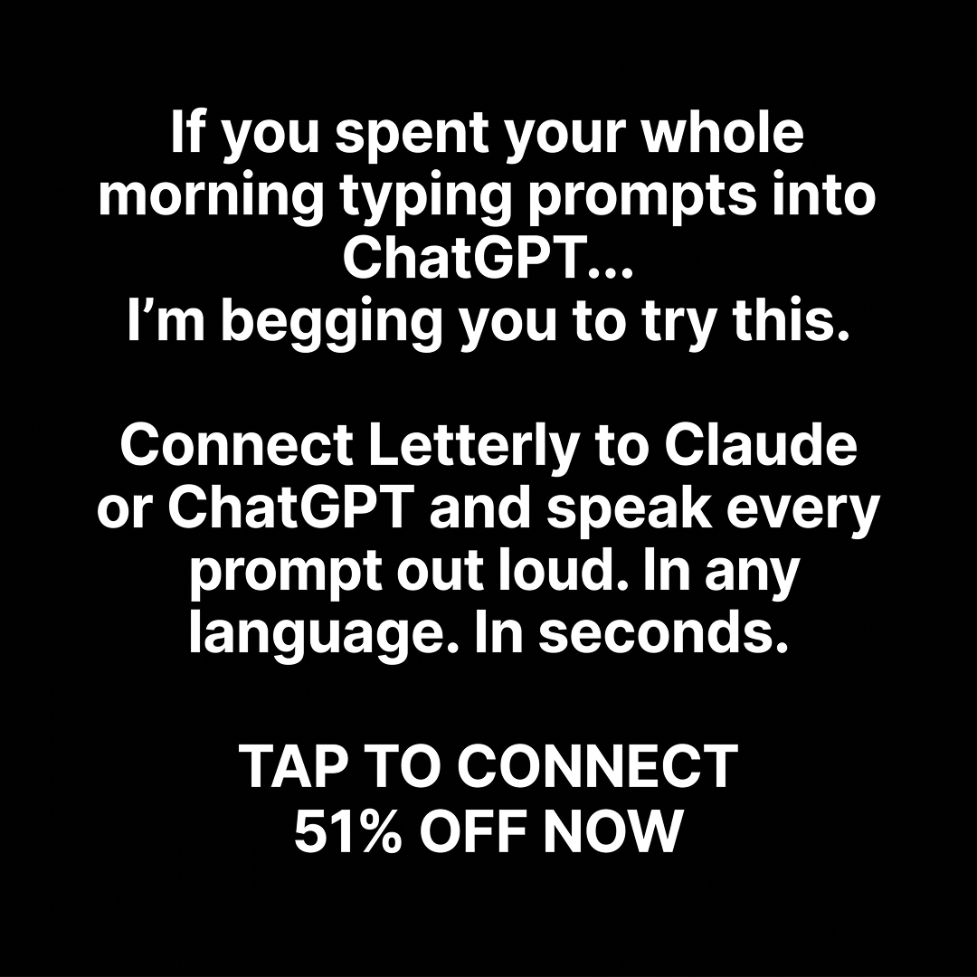 Letterly Facebook ad