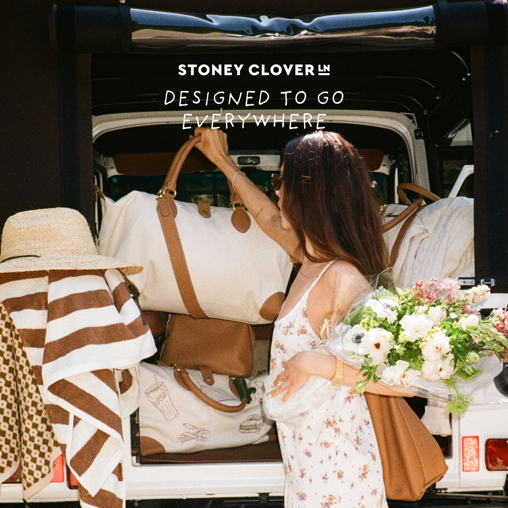 Stoney Clover Lane Facebook ad: Designed To Go Eveywhere