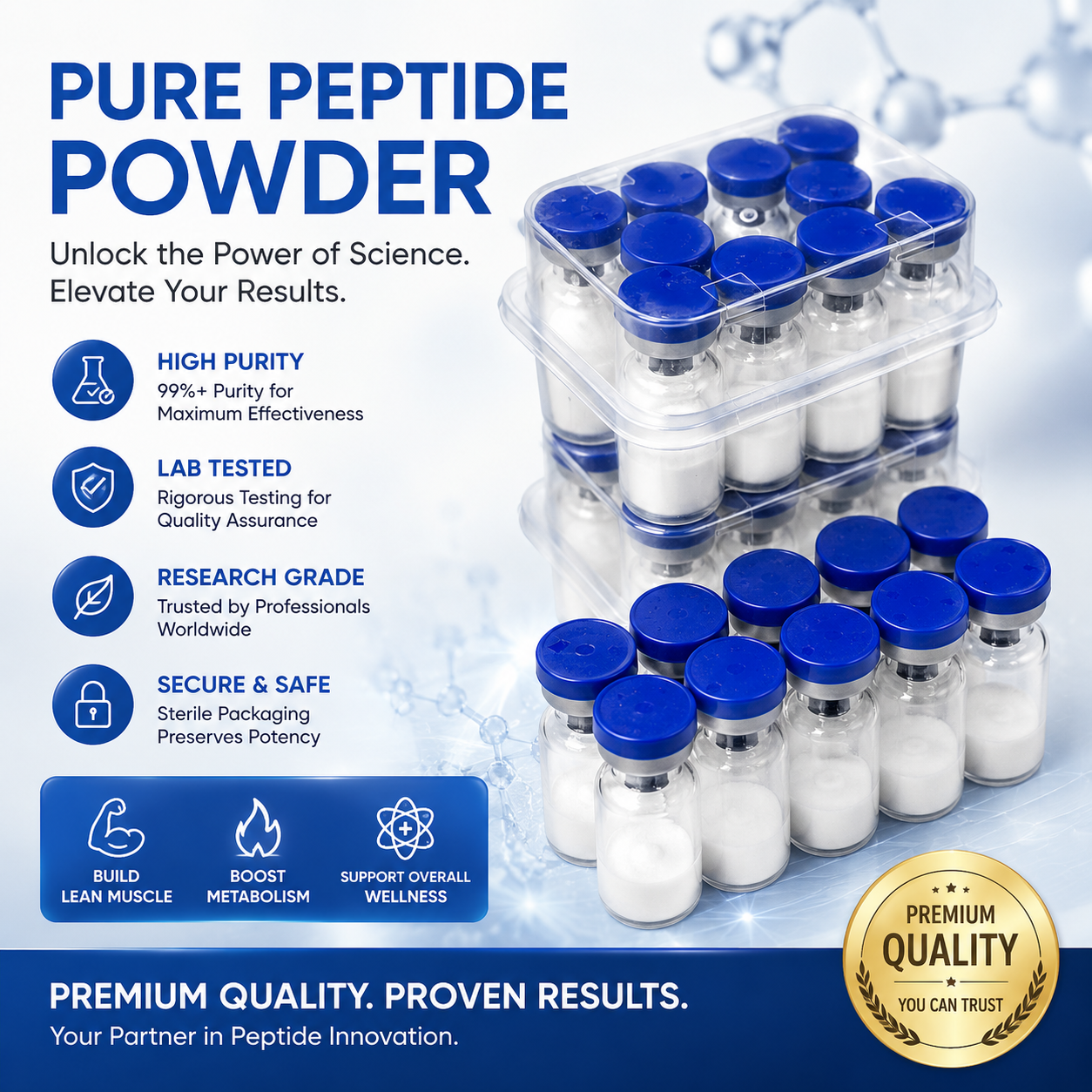 BioNutra Facebook ad: Wholesale Peptide Supply | 99% Purity | Global Shipping