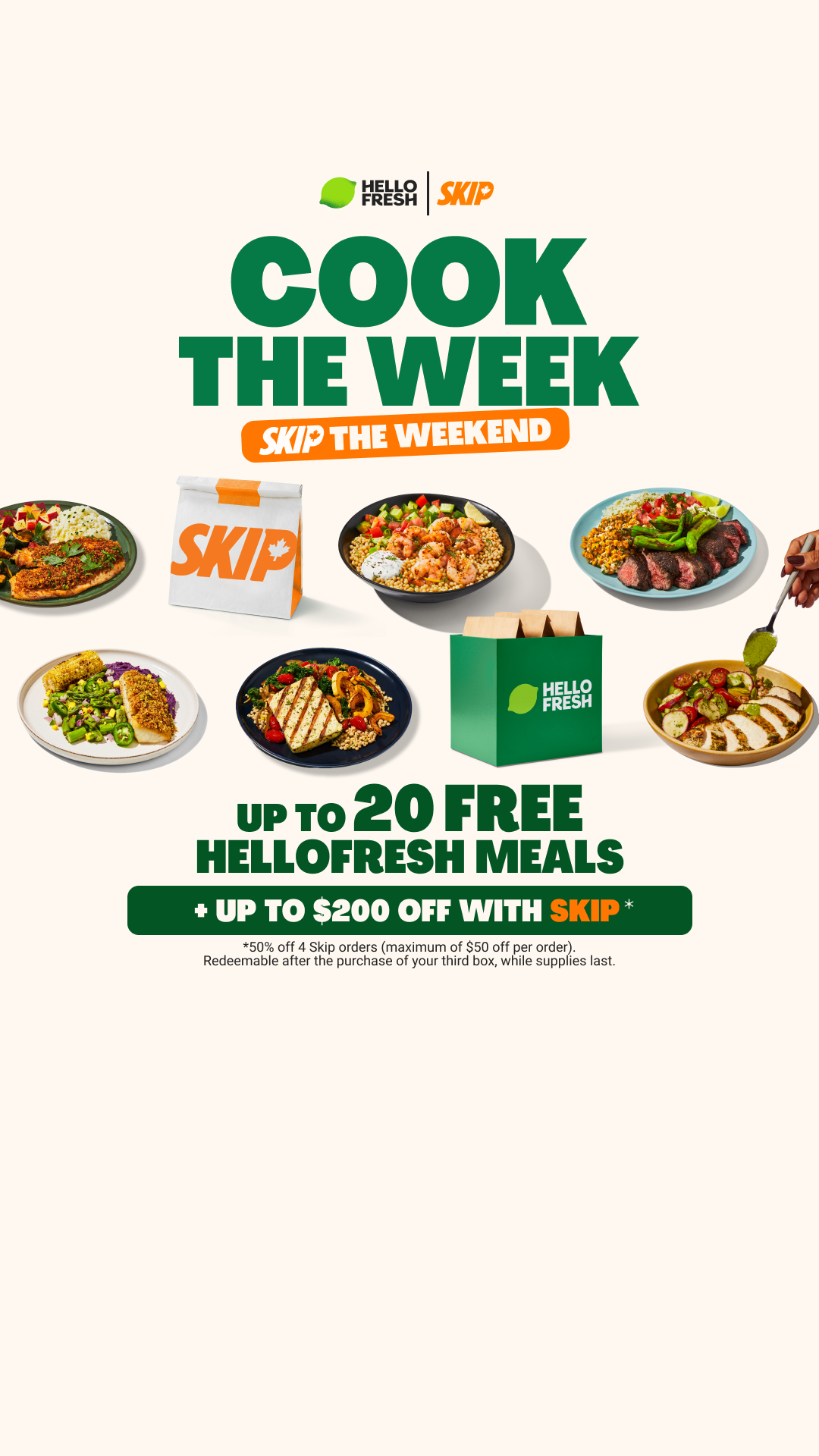 HelloFresh Facebook ad