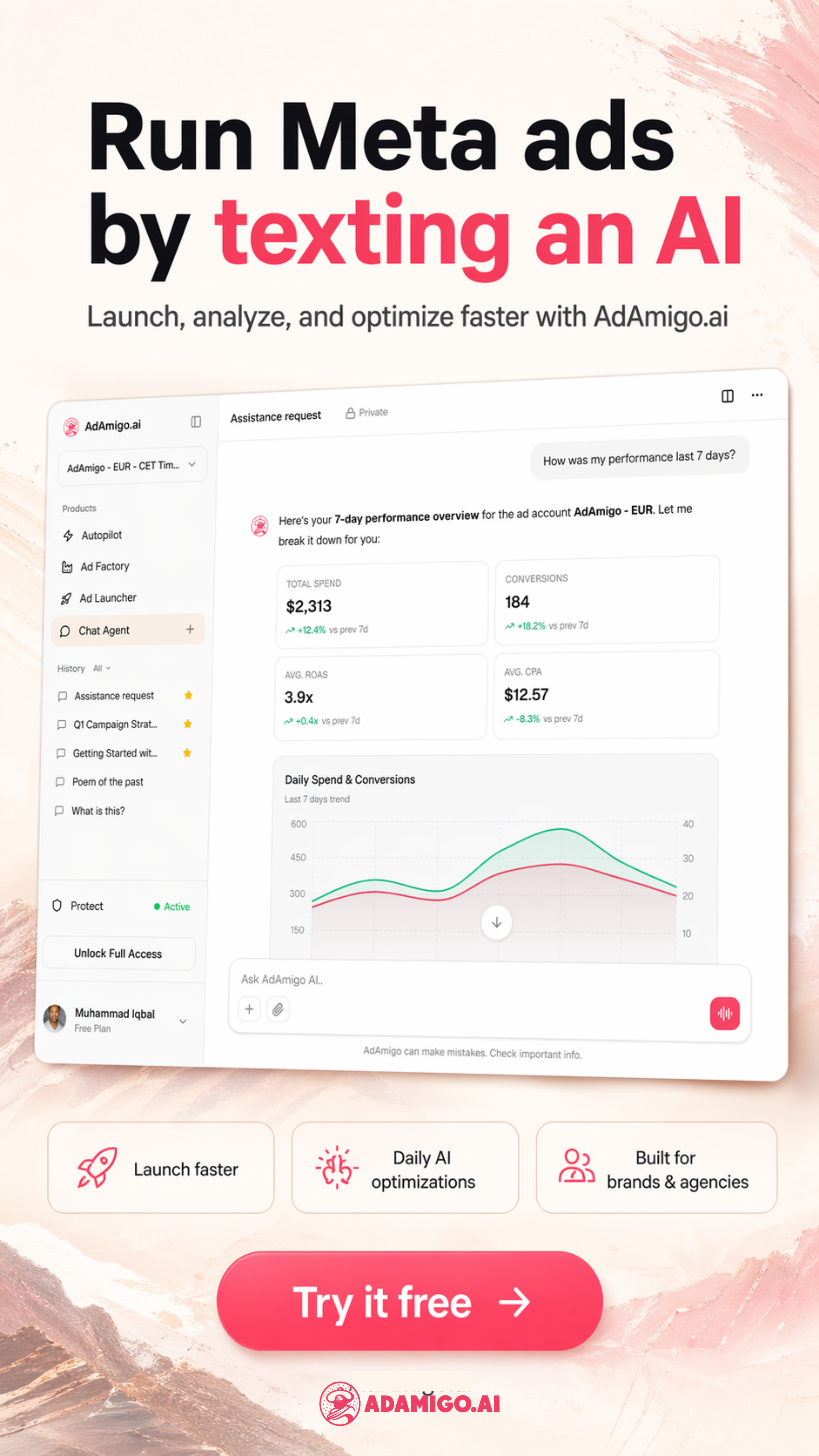 AdAmigo.ai Facebook ad