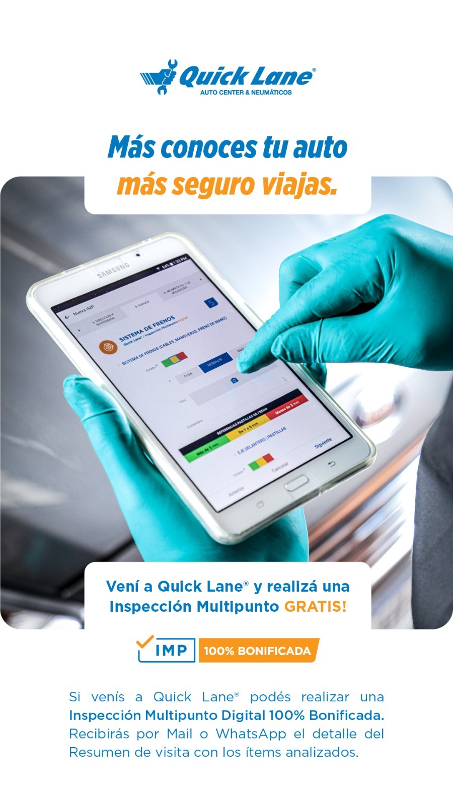 Quick Lane Bahía Blanca Facebook ad from Dec 6, 2024