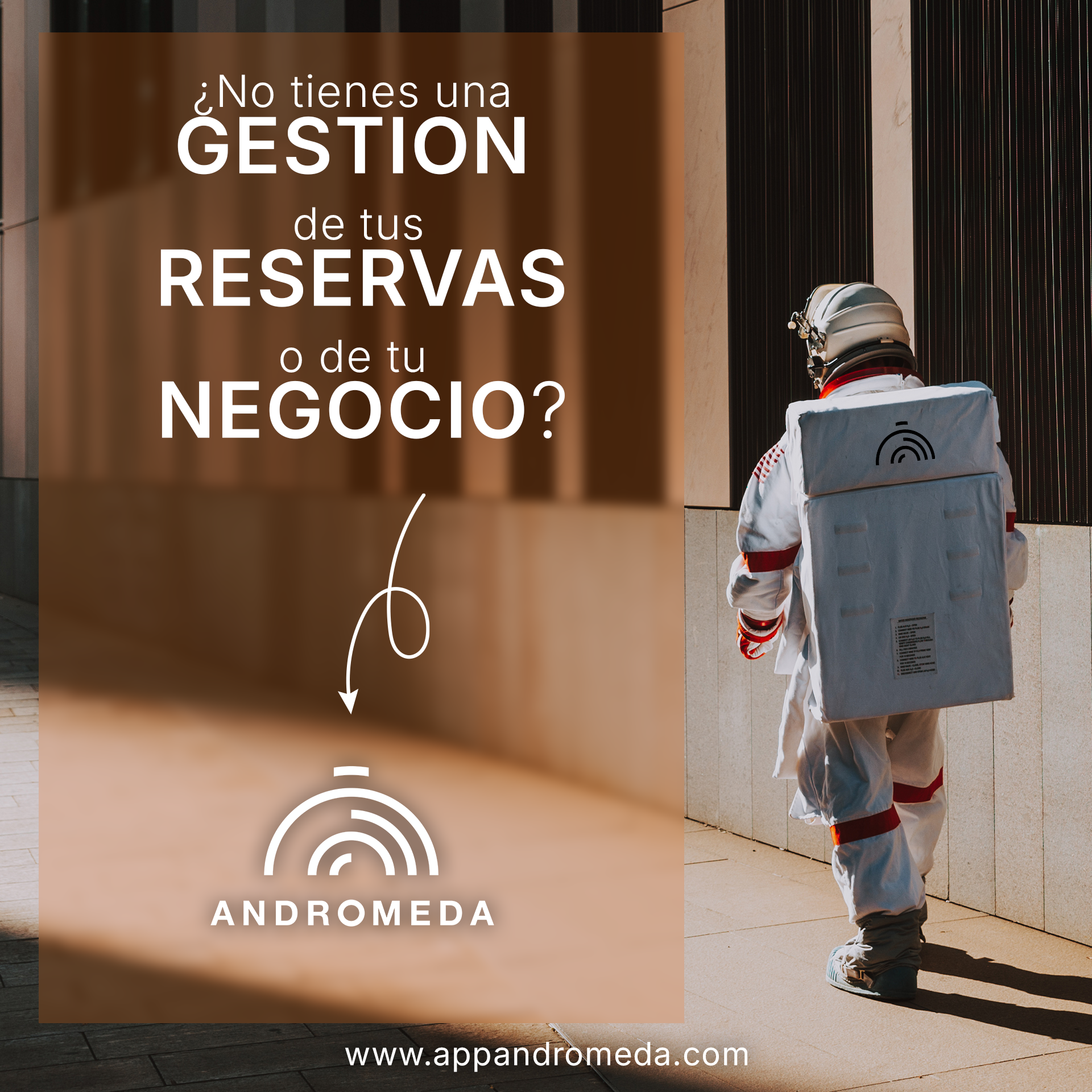 App Andrómeda Facebook ad: ANDRŌMEDA