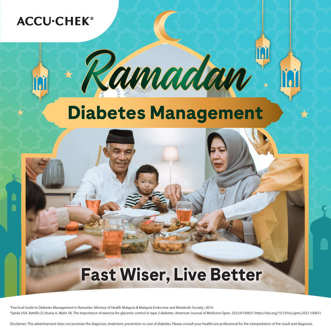 Accu-Chek Facebook ad: Managing diabetes during Ramadan does not have to…