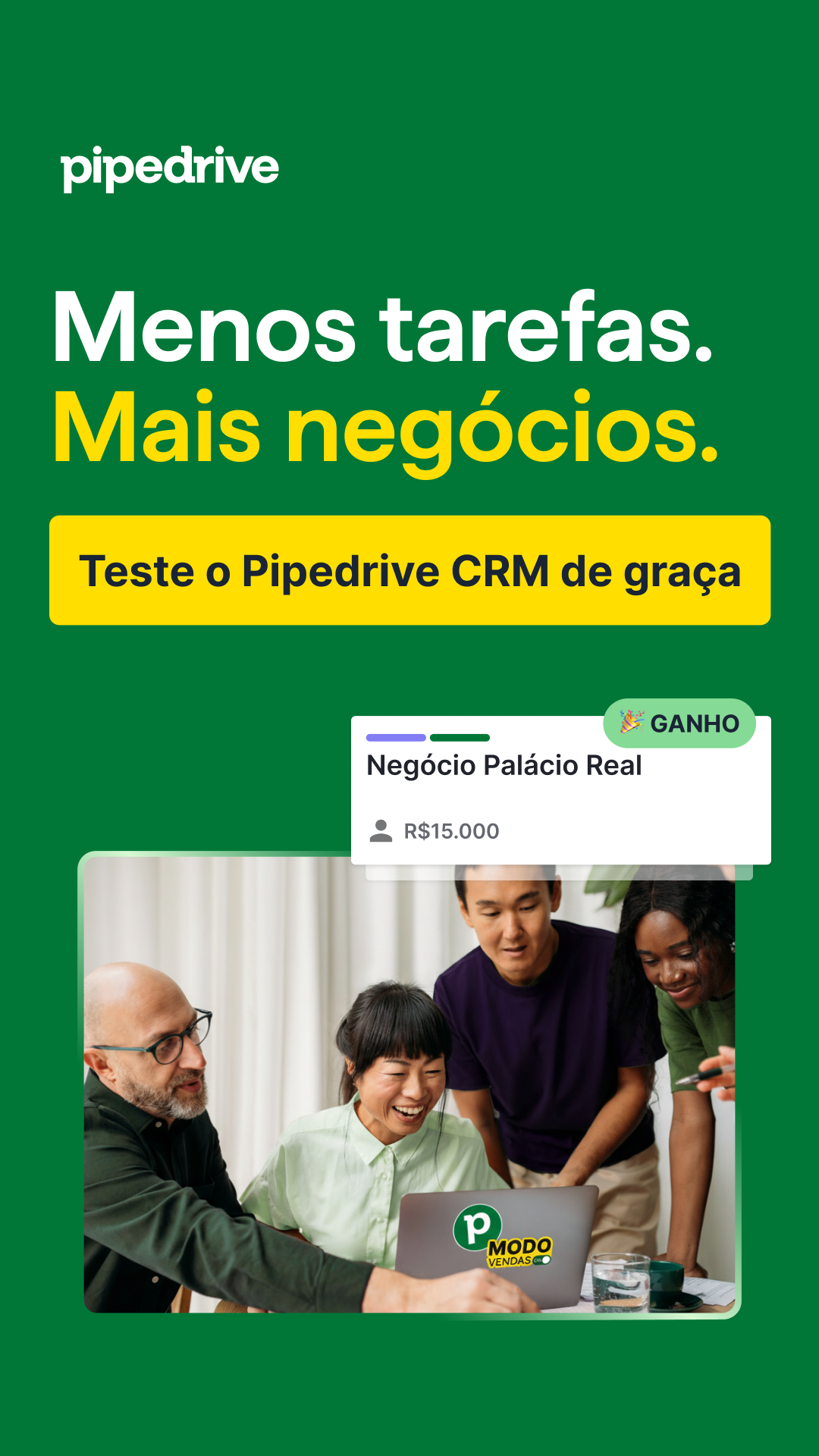 Pipedrive Facebook ad