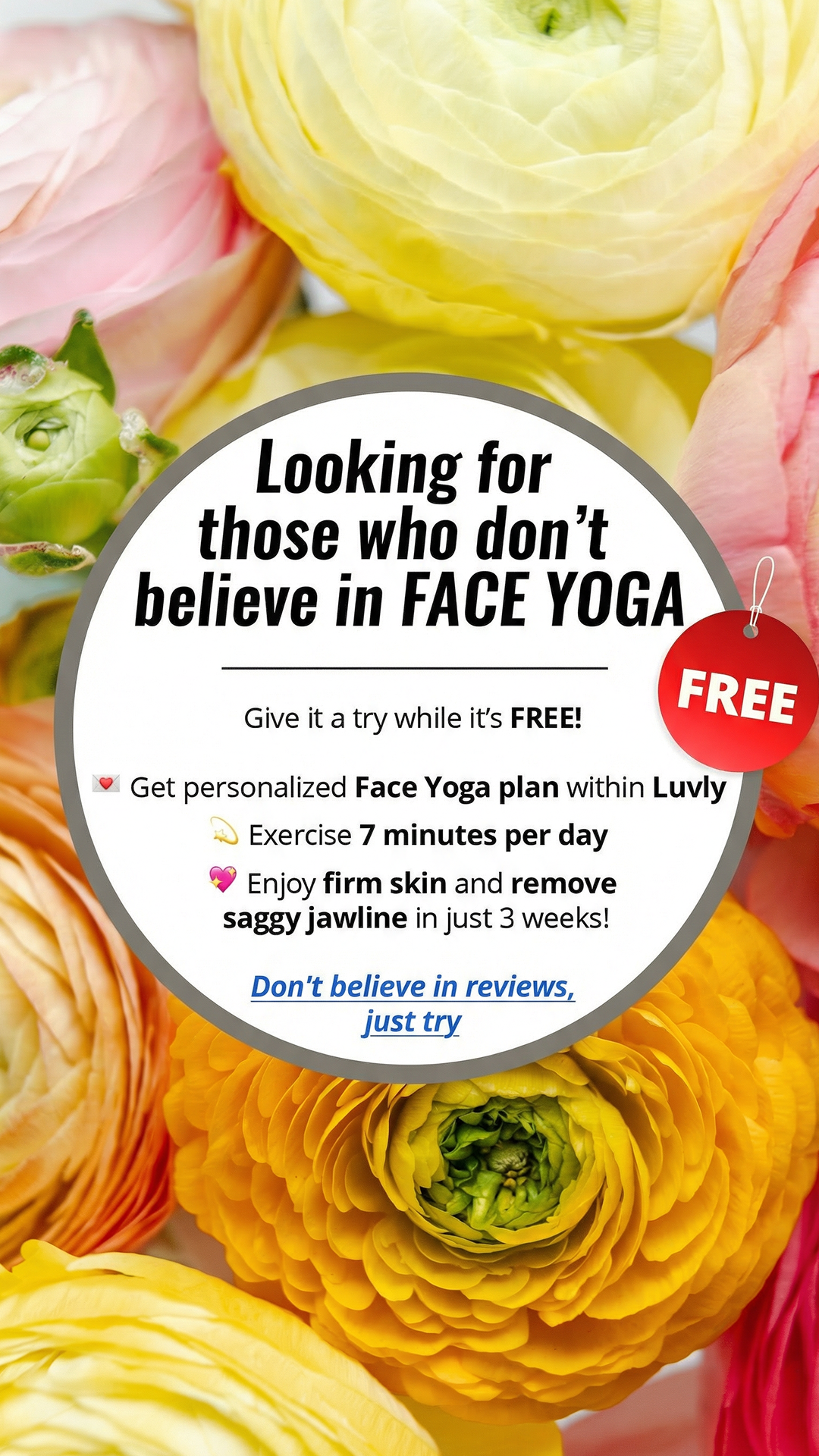 Luvly Facebook ad