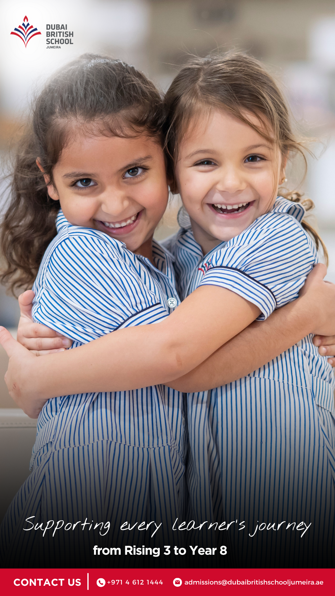 Dubai British School Jumeira Facebook ad from May 14, 2026