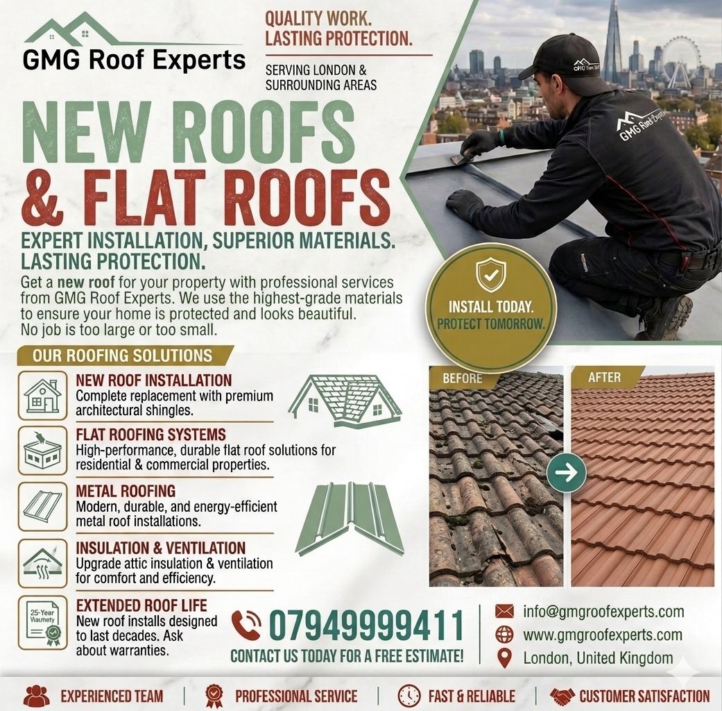 GMG Roof Experts Facebook ad
