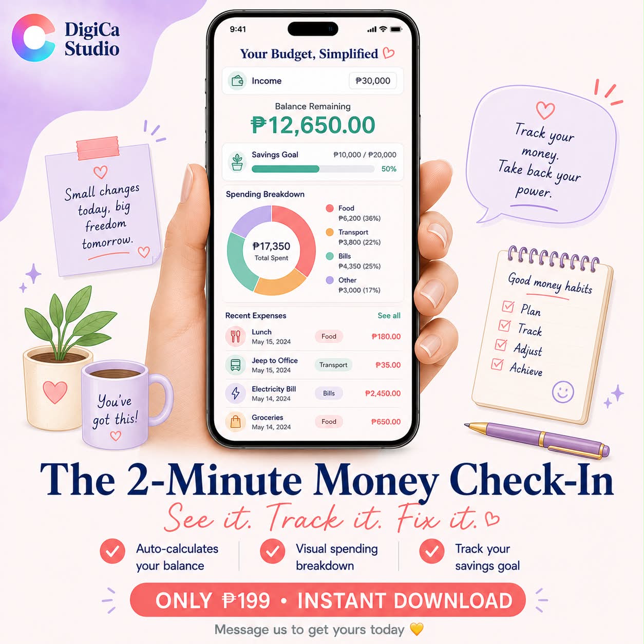 DigiCa Studio Facebook ad: Got 2 minutes?