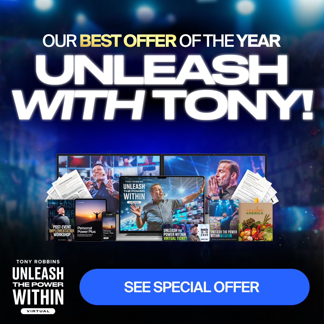 Tony Robbins Facebook ad