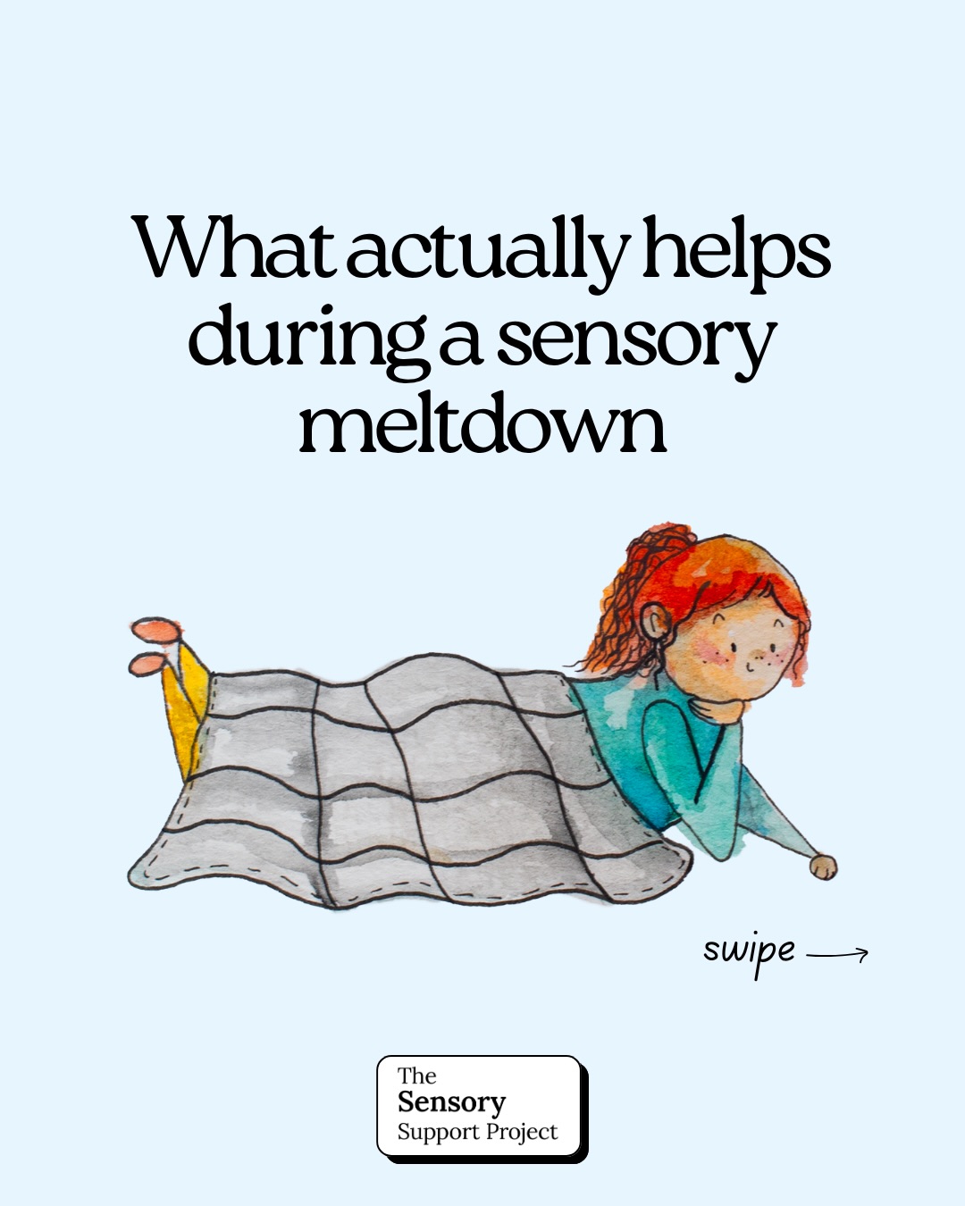 thesensorysupportproject Facebook ad: Meltdowns are hard for everyone in the room.