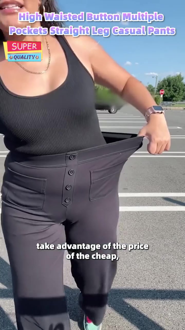Stardusst Facebook ad: LAST DAY SALE 50% OFF Women's Casual High Waist Stretch…