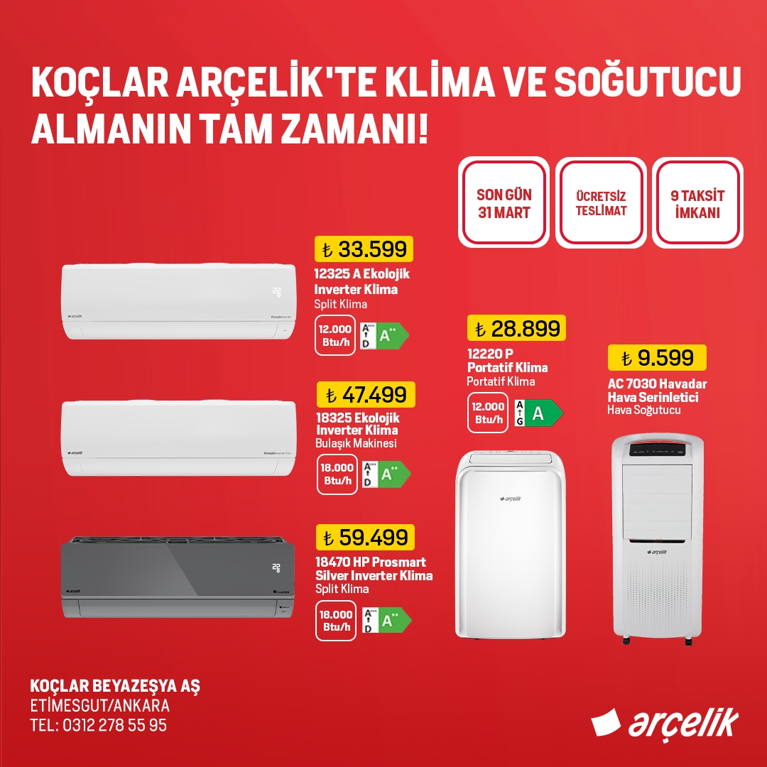 Arçelik Facebook ad from Mar 6, 2026