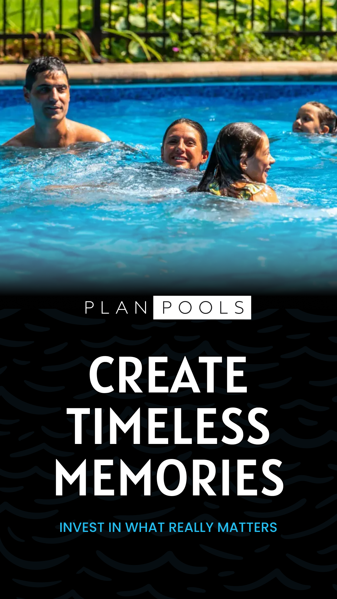 Plan Pools & Concrete Facebook ad