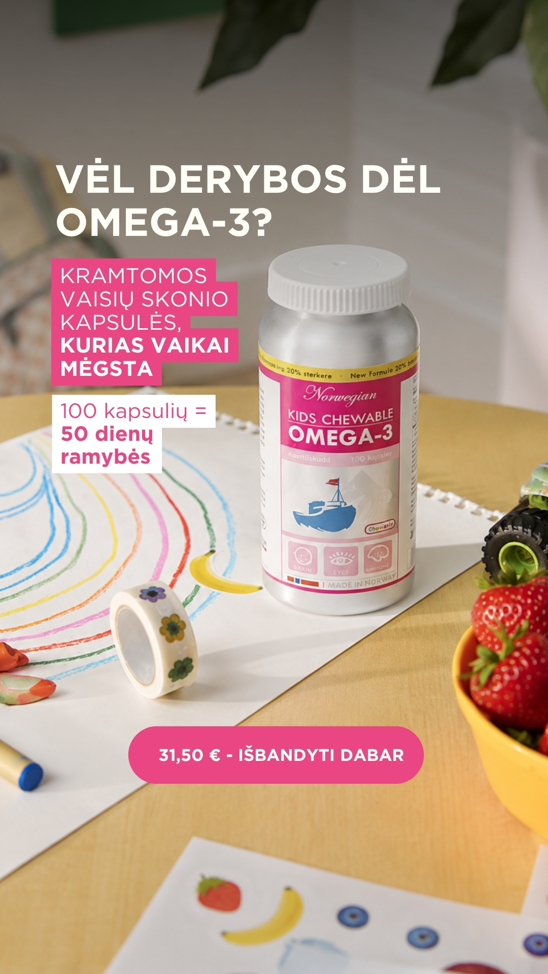 Omegalab.lt Facebook ad