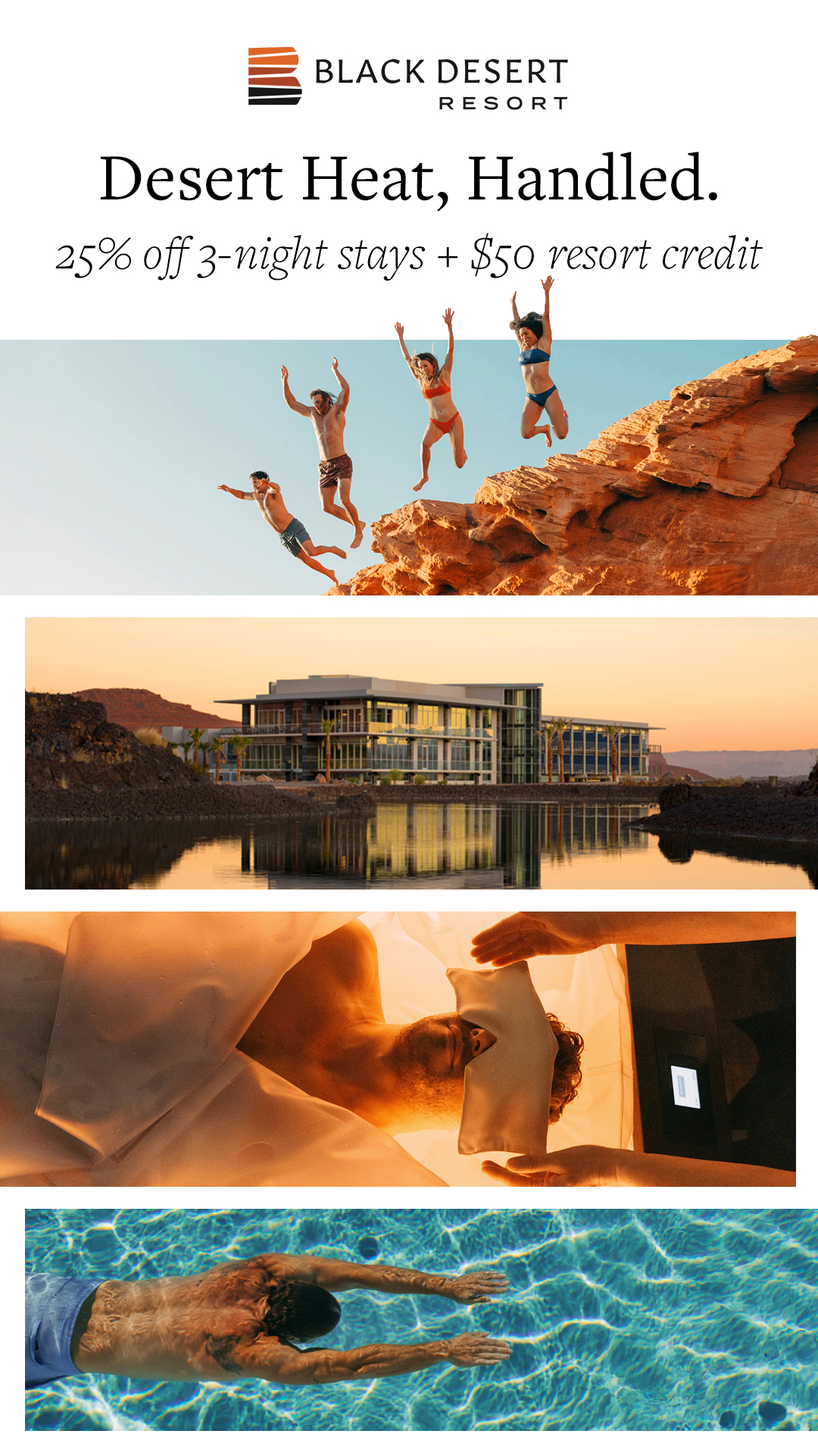 Black Desert Resort Facebook ad from May 14, 2026